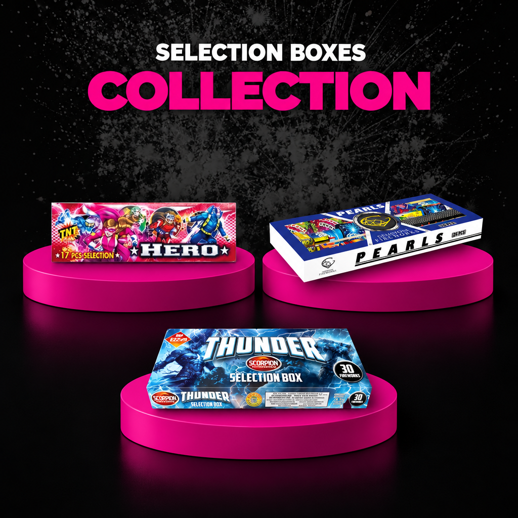 Selection Boxes collection collage