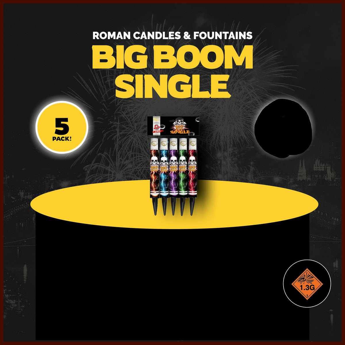 Gemstone Fireworks Big Boom Single