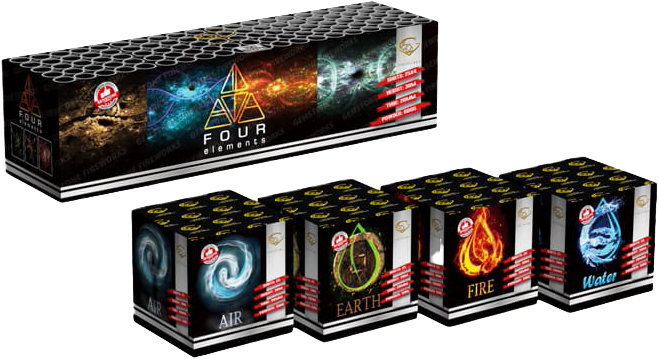 Gemstone Fireworks Four Elements