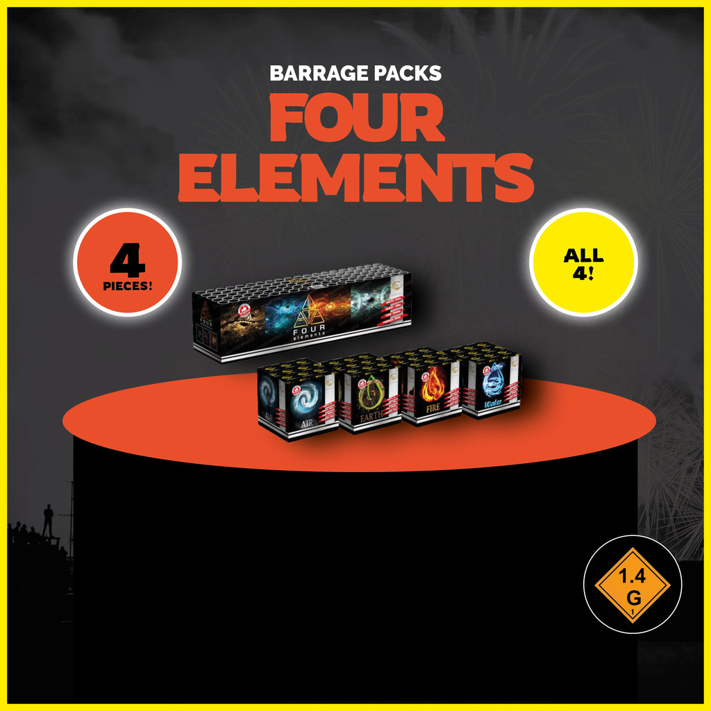 Gemstone Fireworks Four Elements