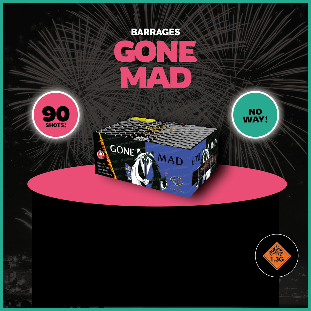 Gemstone Fireworks Gone Mad