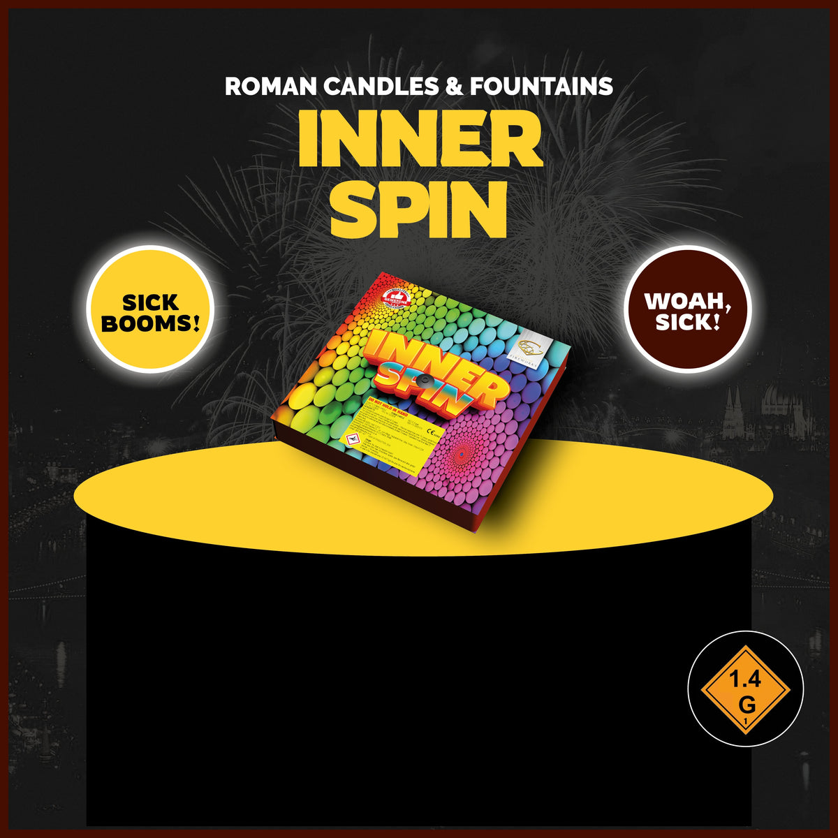 Gemstone Fireworks Inner Spin