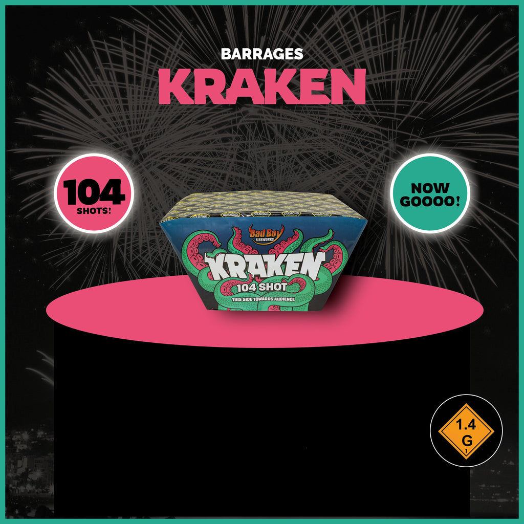 Bad Boy Fireworks Kraken