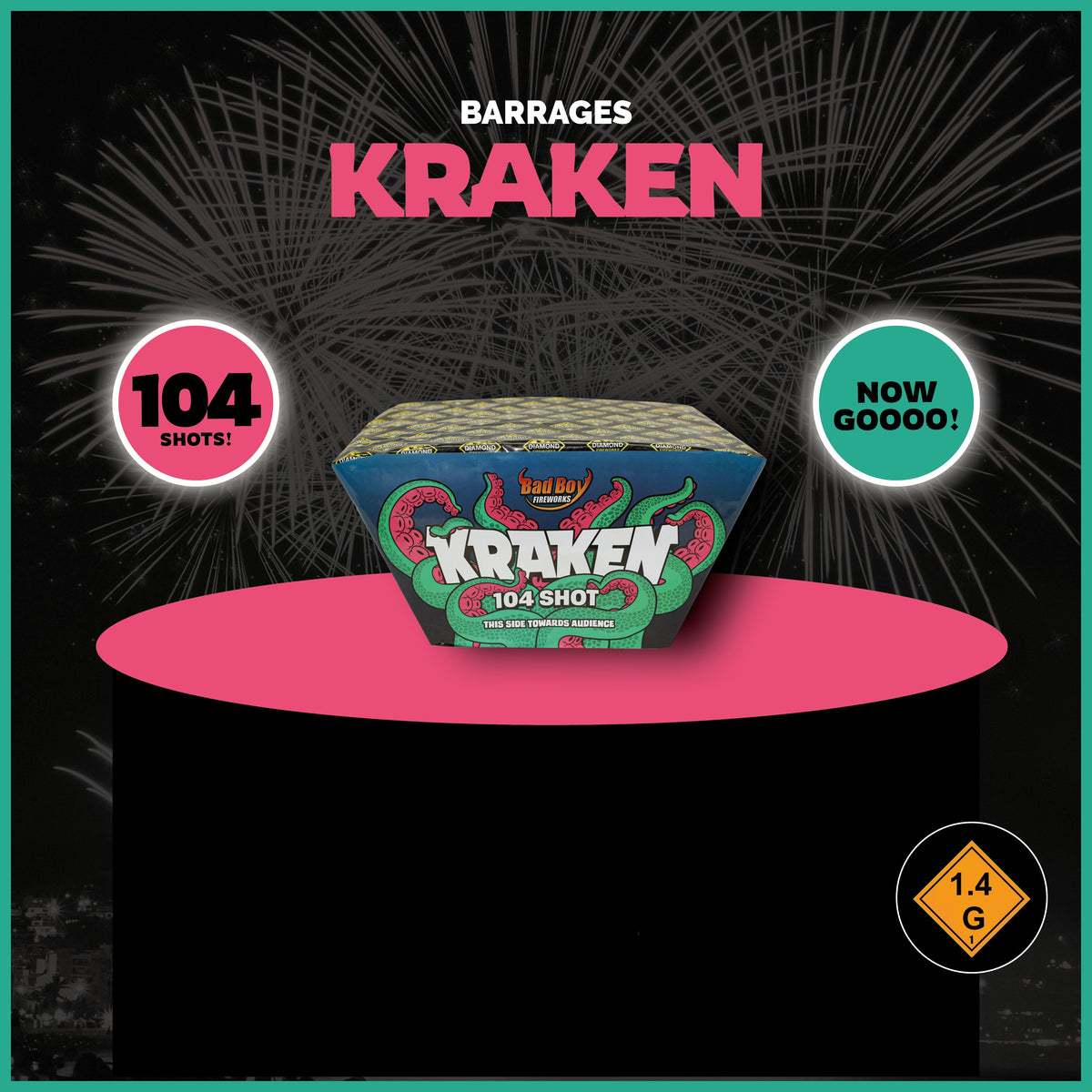 Bad Boy Fireworks Kraken