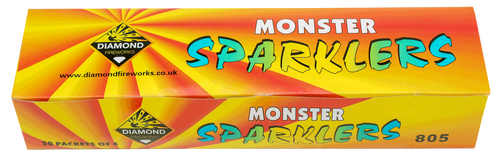 Diamond Fireworks Monster Sparklers 4 Packs