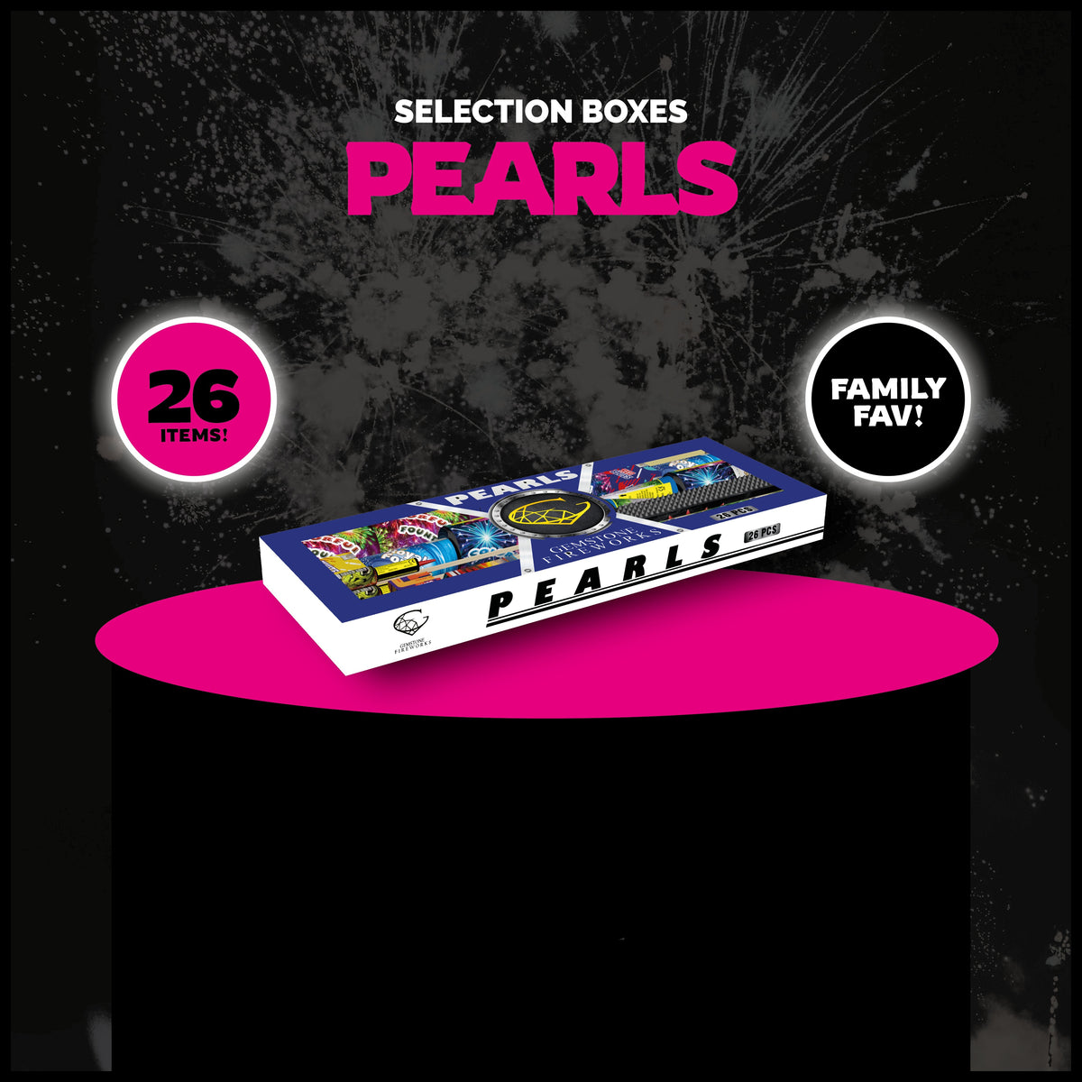 Gemstone Fireworks Pearls
