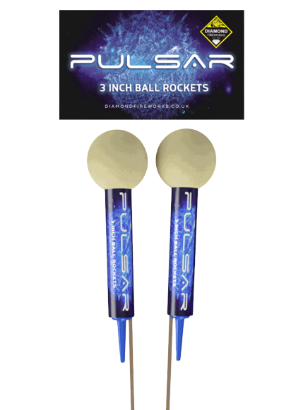 Diamond Fireworks Pulsar Rockets 2 Pack