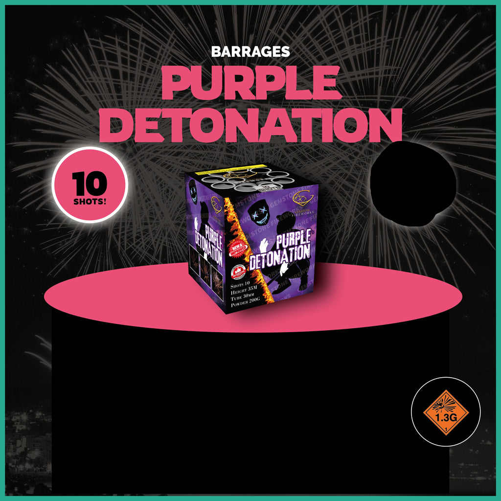 Gemstone Fireworks Purple Detonation