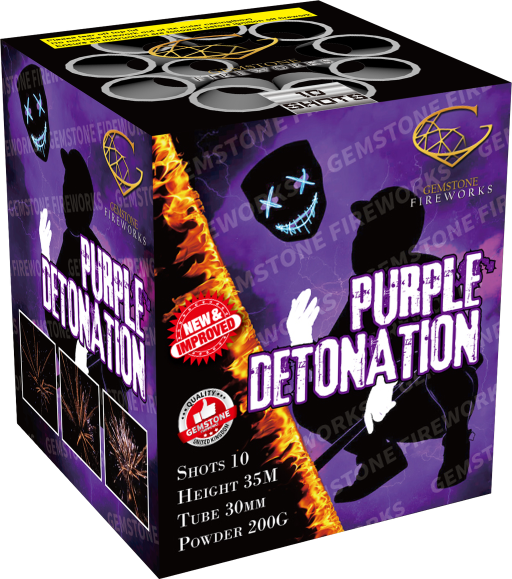 Gemstone Fireworks Purple Detonation