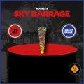 Spook Fireworks Sky Barrage Rockets 21 Pack