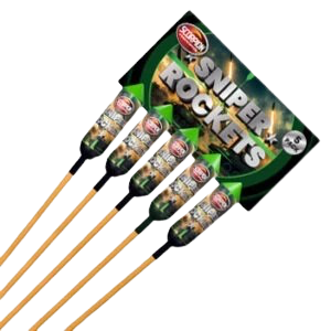 Scorpion Fireworks Sniper Rockets 5 Pieces