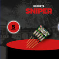 Scorpion Fireworks Sniper Rockets 5 Pieces