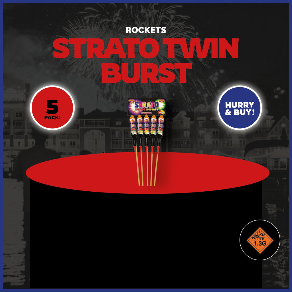 Spook Fireworks Strato Twin Burst