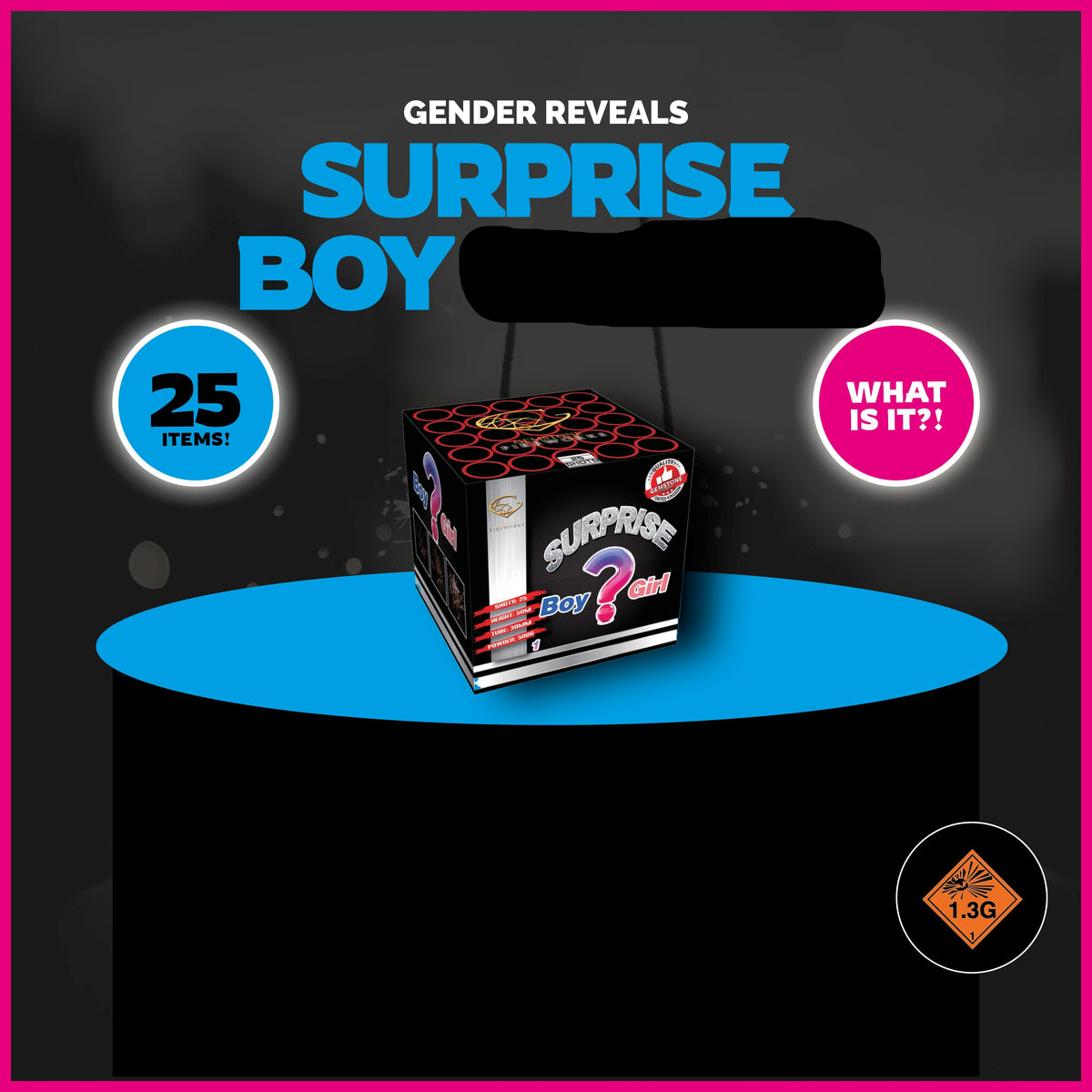 Gemstone Fireworks Surprise Boy or Girl