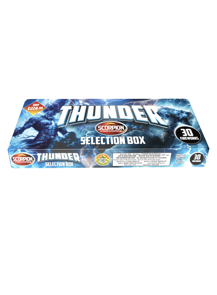 Scorpion Fireworks Thunder 30 Pieces