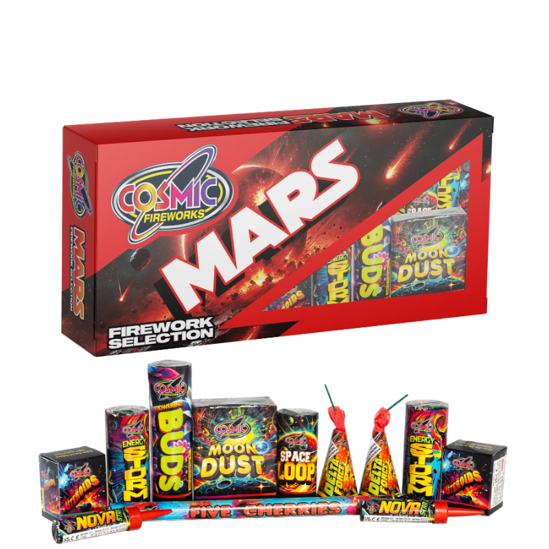 Cosmic Fireworks Mars