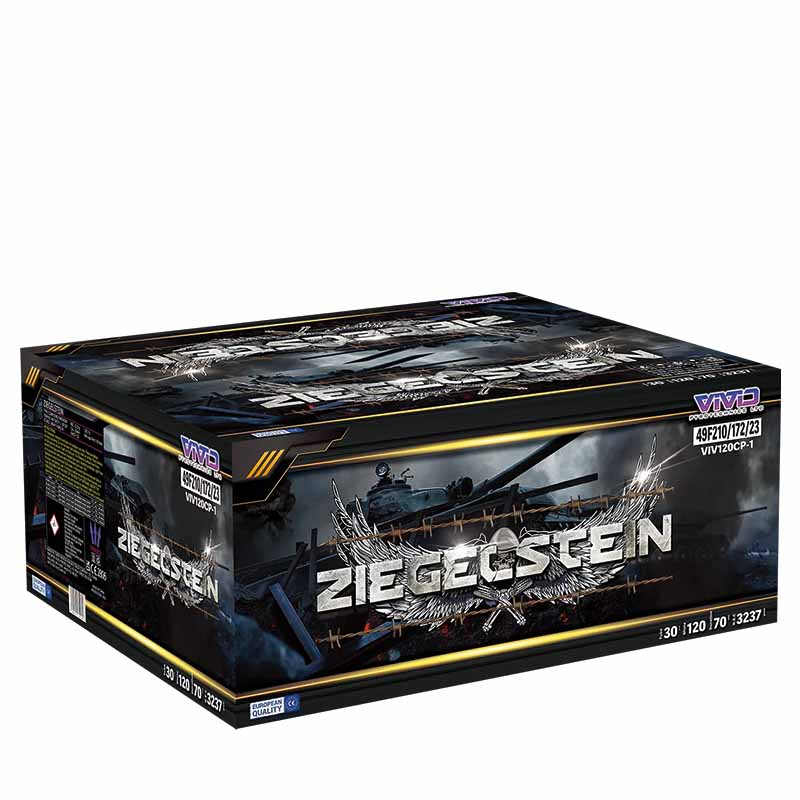 Vivid Pyrotechnics Ziegelstein 120 Shot Compound Firework