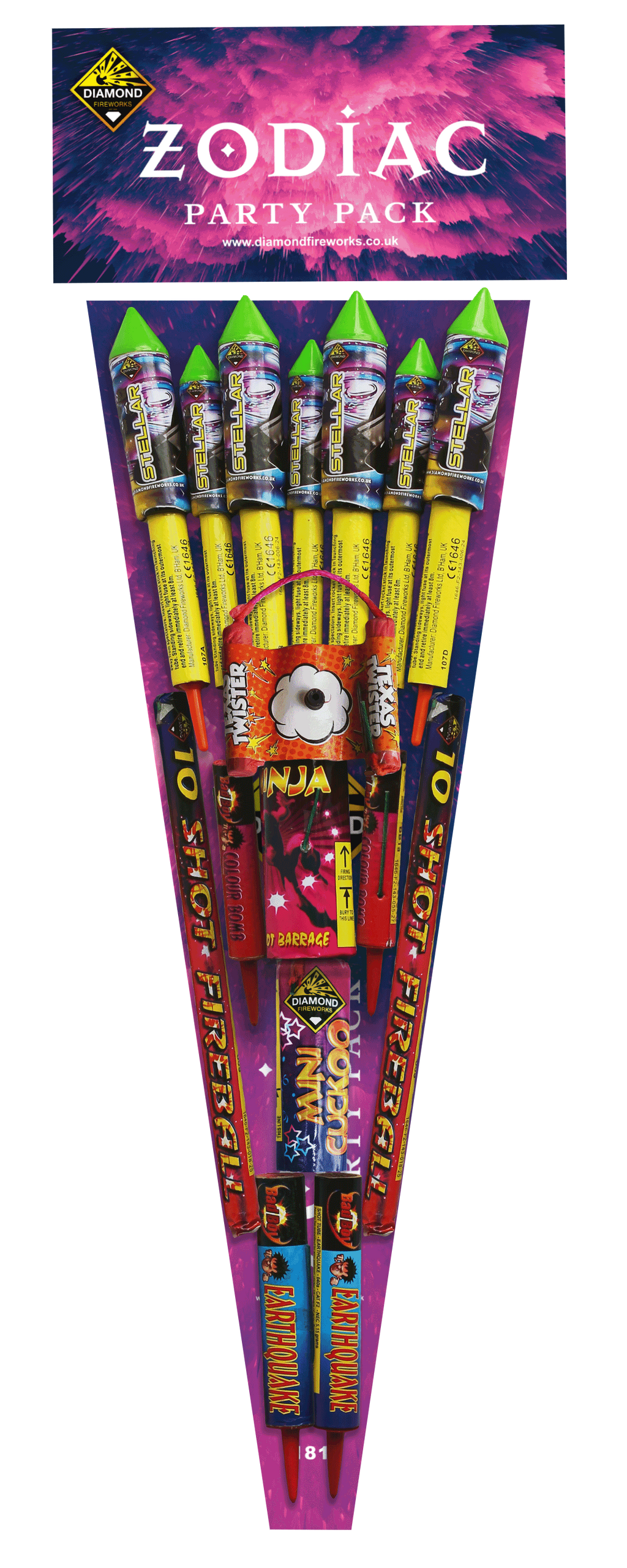 Diamond Fireworks Zodiac