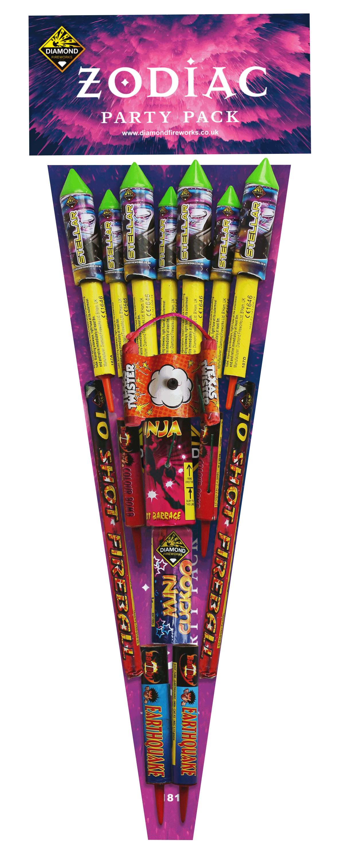 Diamond Fireworks Zodiac